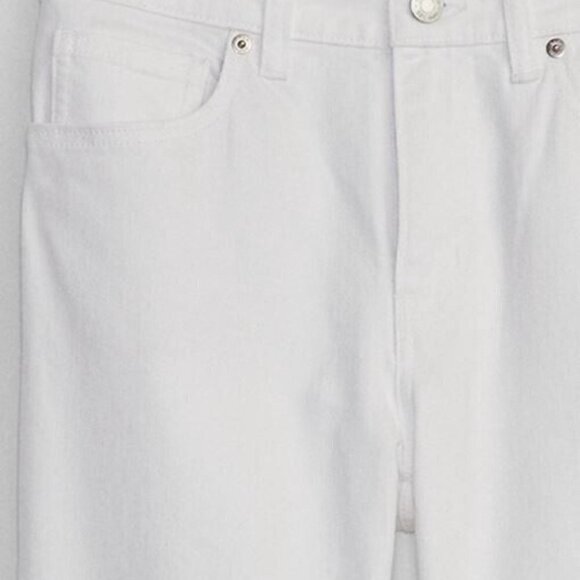 GAP High Rise SUPER CUTE White Kick Fit Plus Size 20/35 Jeans RETAIL $80 - Picture 6 of 6